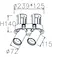 POS2299540/9560 product specification sheet for large commercial pull out light with 15°/24°/38°/50° beam angles.